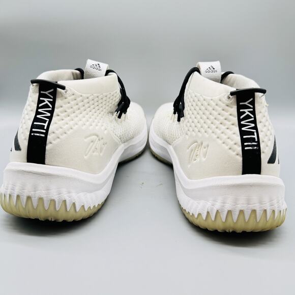Adidas Shoes Mens 15 White Black Dame 4 Basketball NBA Signature Core Sneakers main image 6